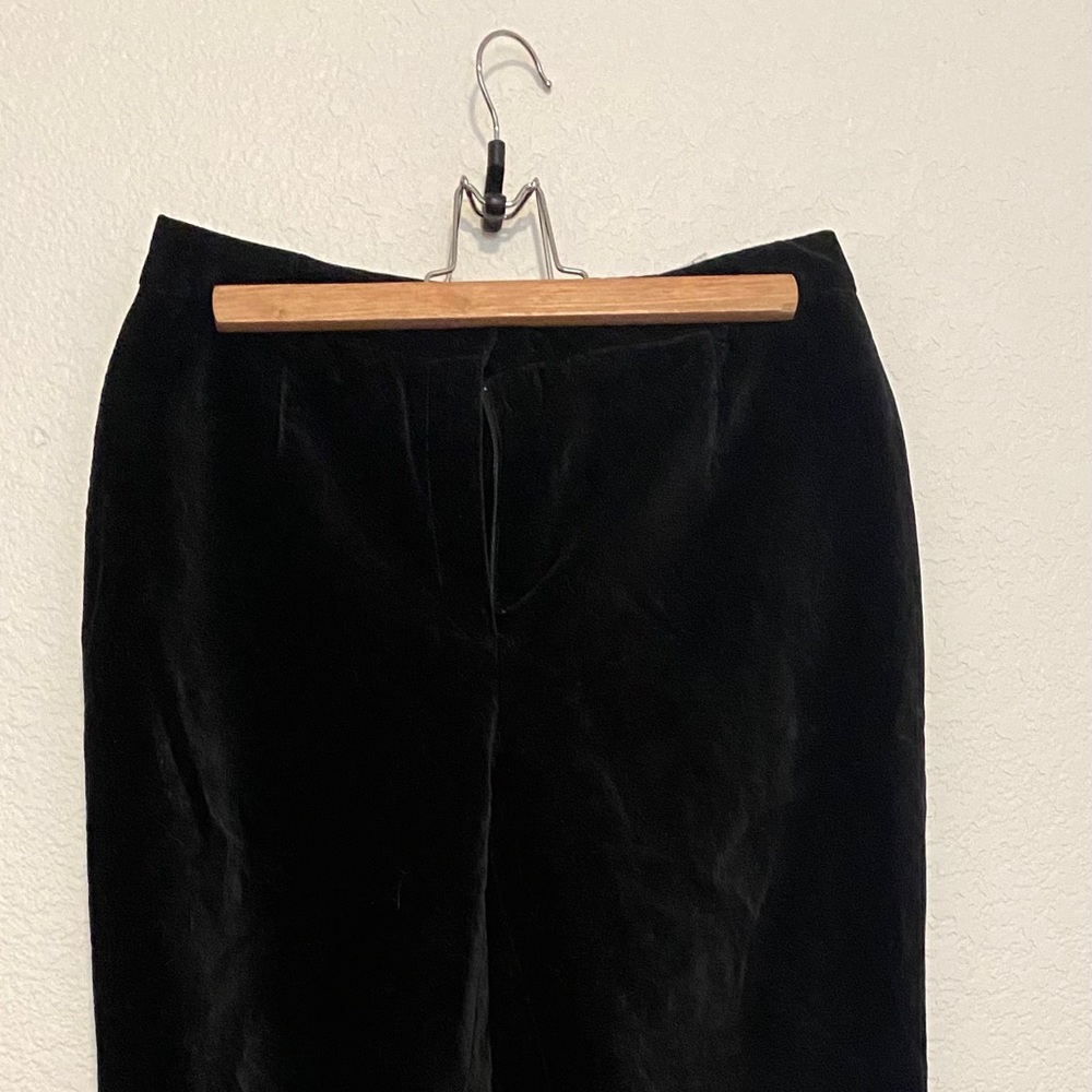 Brooks Brothers Black Velvet Pants